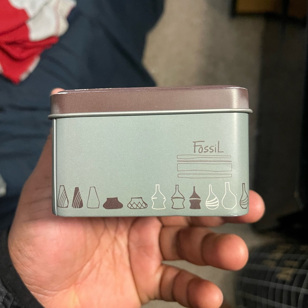 Fossil Decorative Tin Box